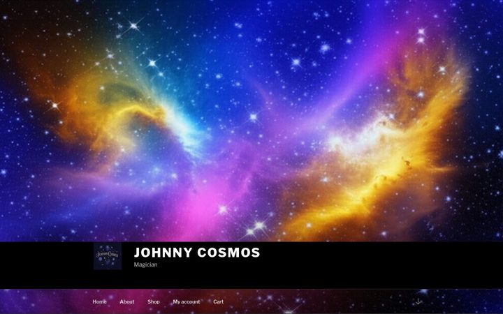 Screenshot of johnnycosmos.com