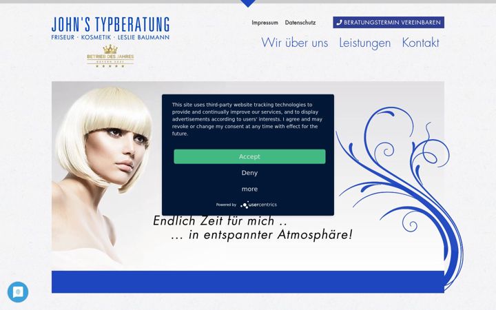 Screenshot of johns-typberatung.de