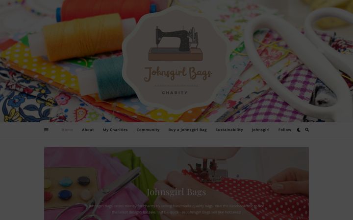 Screenshot of johnsgirlbags.co.uk