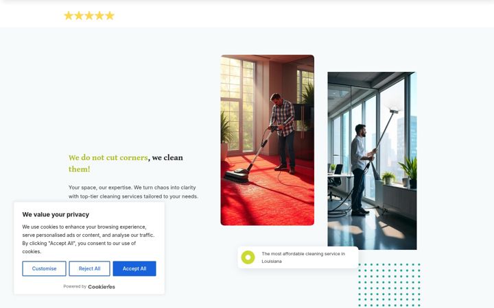 Screenshot of johnson-advanced-cleaning.com