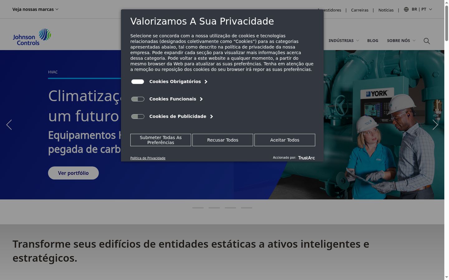 Screenshot tal-banner tal-kunsens muri qabel kwalunkwe interazzjoni