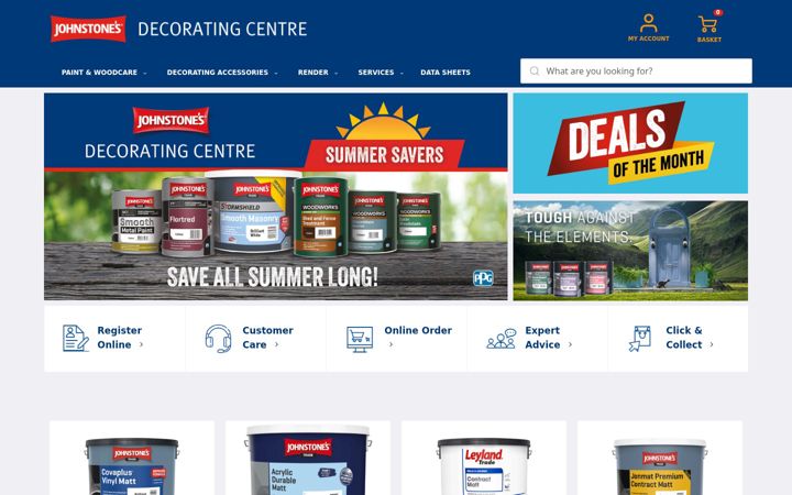 Screenshot of johnstonesdc.com