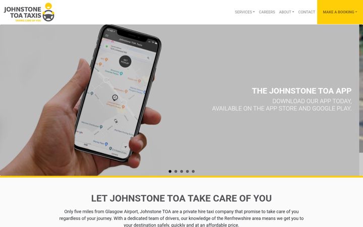 Screenshot of johnstonetoa.co.uk