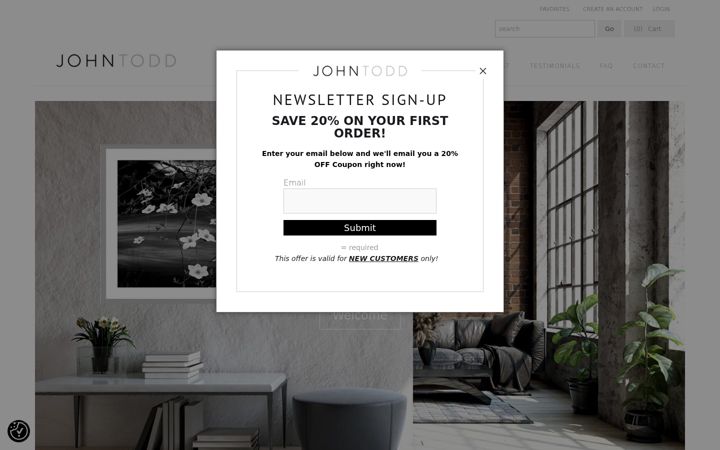 Screenshot of johntoddphotographs.com