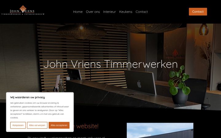 Screenshot of johnvriens.nl