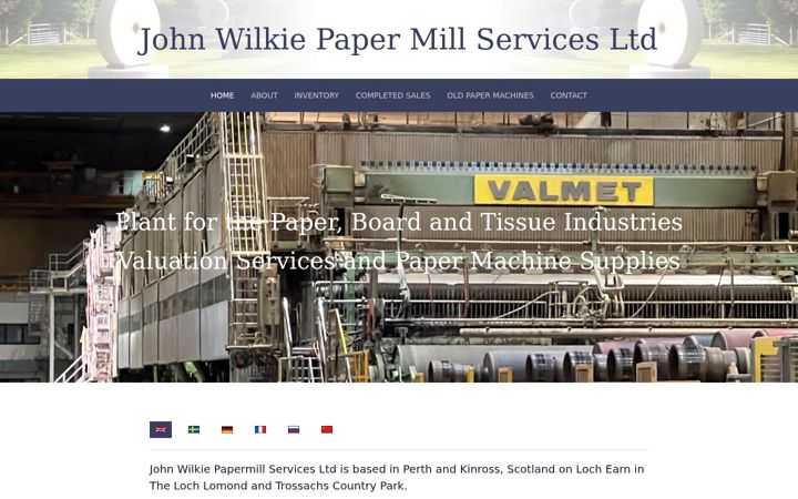 Screenshot of johnwilkiepms.co.uk