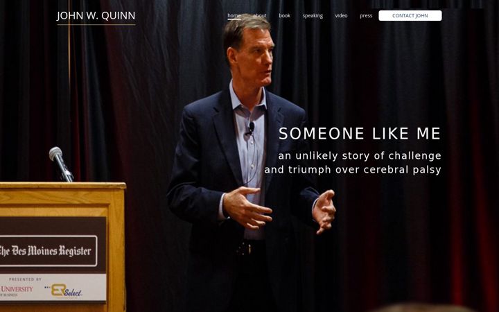 Screenshot of johnwquinn.com