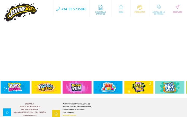 Screenshot of johnybee.es