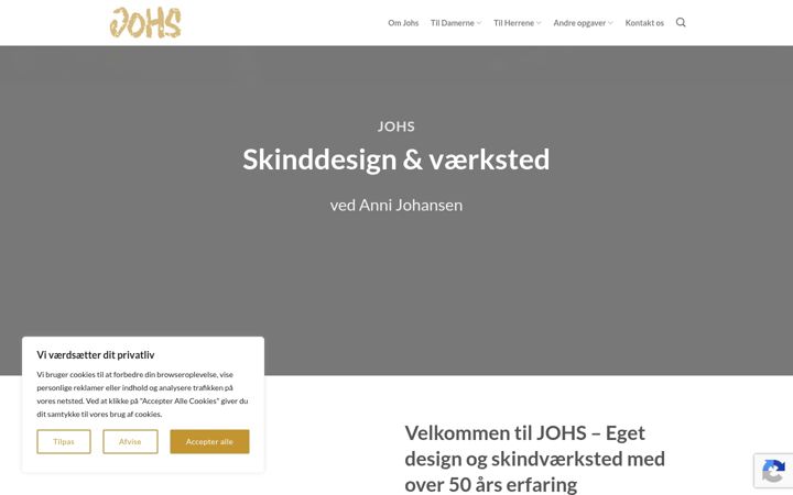 Screenshot of johs.dk