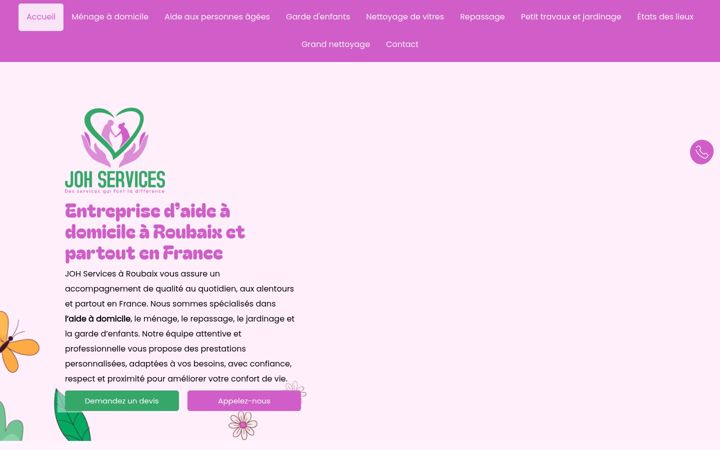 Screenshot of johservices.fr