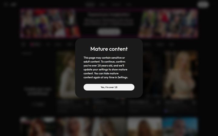 Screenshot ta' joi.com