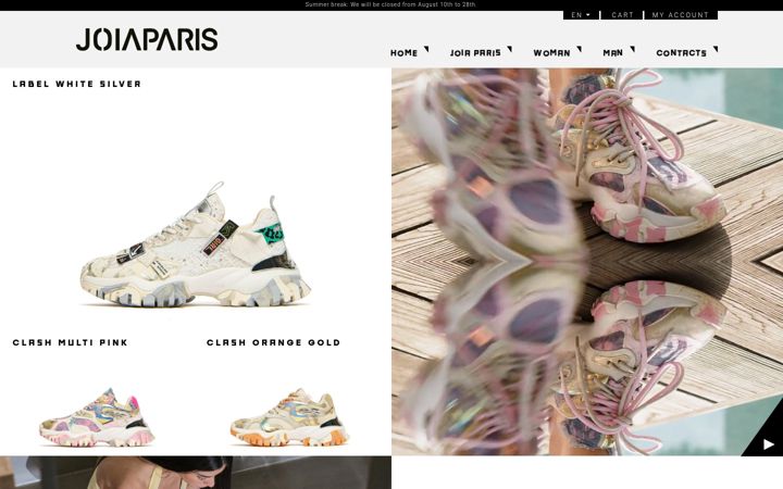 Screenshot of joiaparisofficial.com