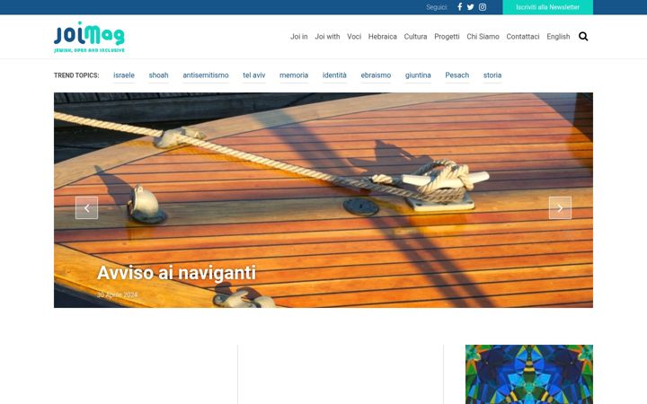 Screenshot of joimag.it