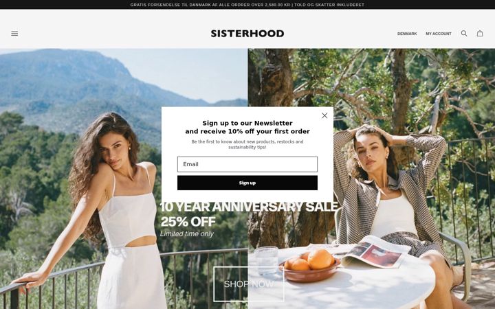 Screenshot of join-the-sisterhood.com