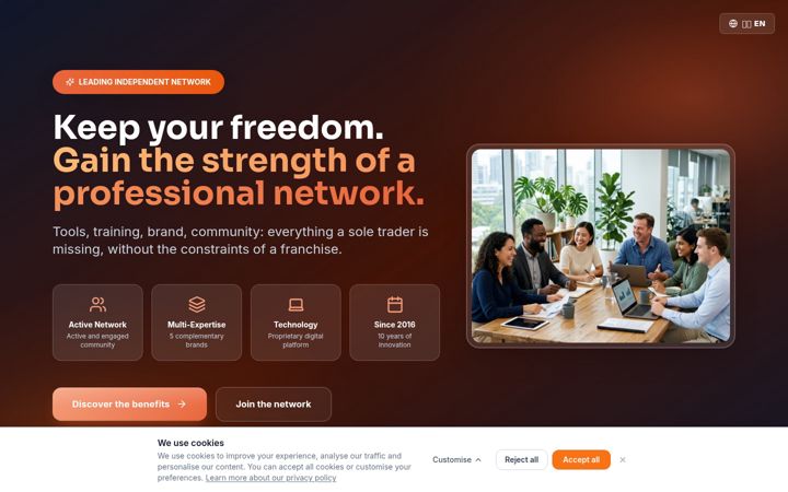 Screenshot of join-viseeon.com