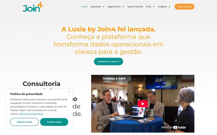 Screenshot of join4.com.br