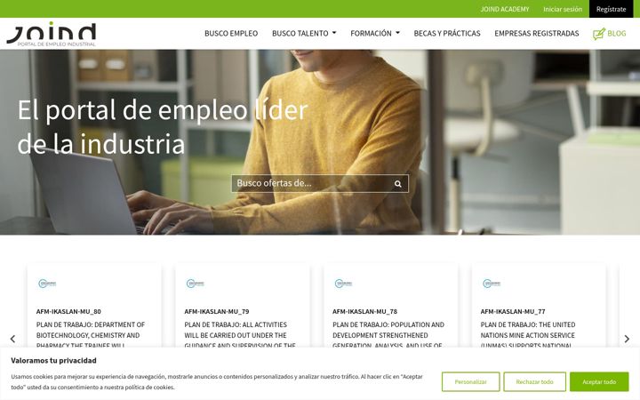 Screenshot of joind.es