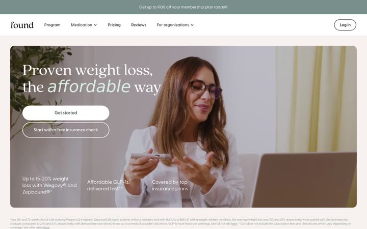 Screenshot of joinfound.com