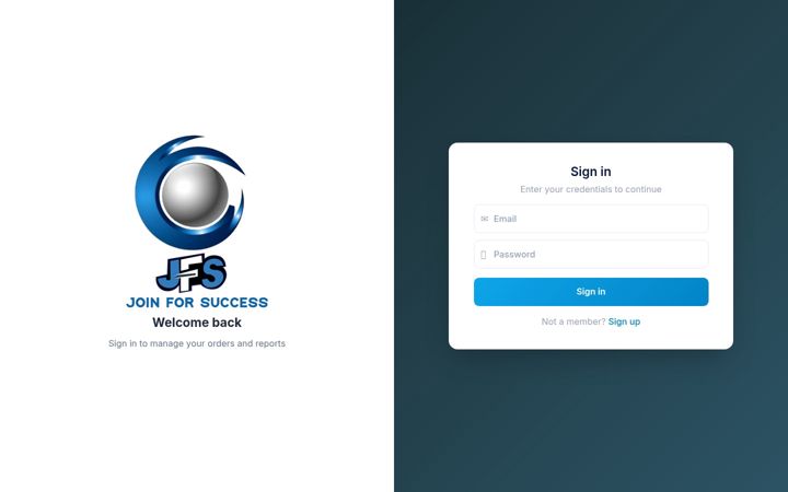 Screenshot of joiningforsuccess.com
