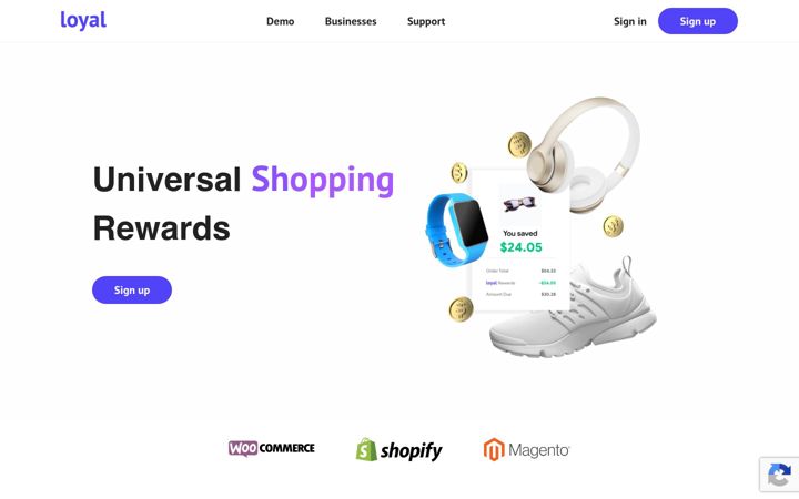 Screenshot of joinloyal.com
