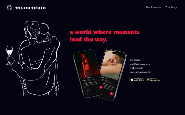 Screenshot of joinmomentum.app