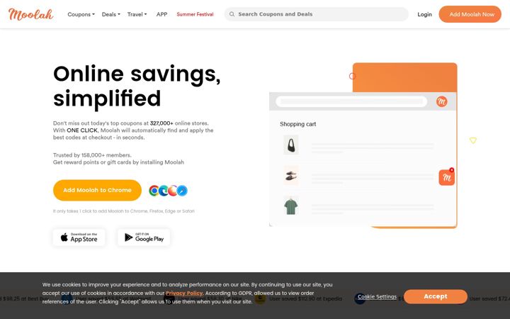 Screenshot of joinmoolah.com