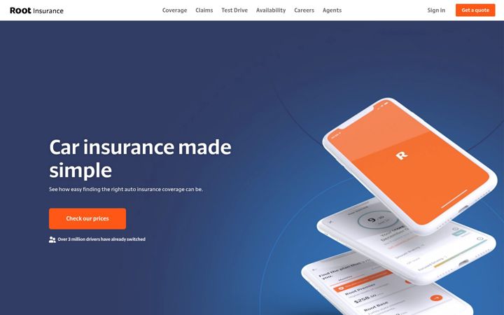 Екранна снимка на joinroot.com