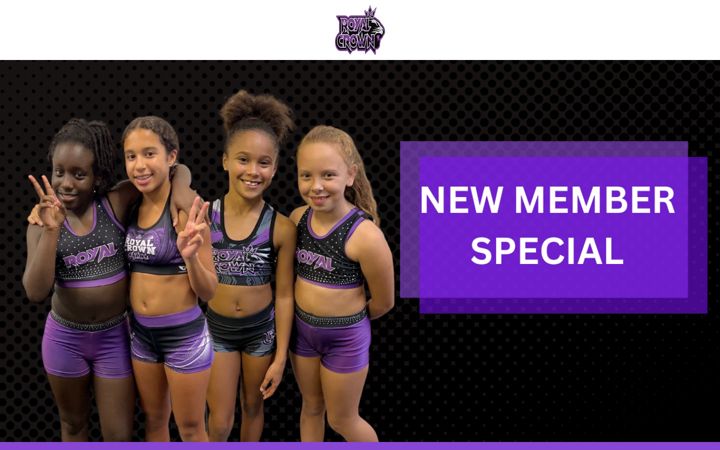 Screenshot of joinroyalcrowncheer.com