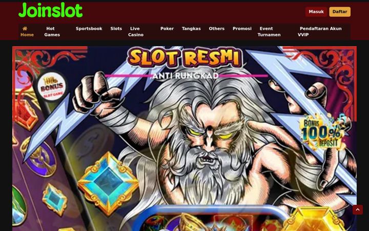 Screenshot of joinslot.org