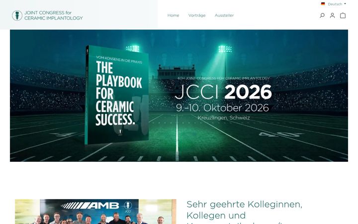 Screenshot of joint-congress.com