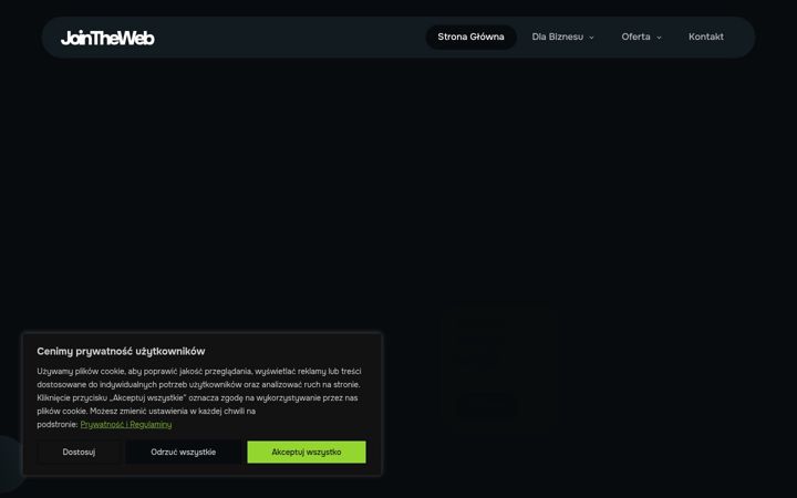 Screenshot of jointheweb.pl