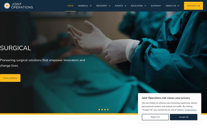 Screenshot of jointoperations.co.uk