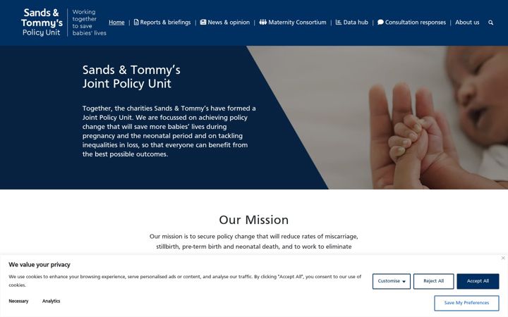 Screenshot of jointpolicyunit.org.uk