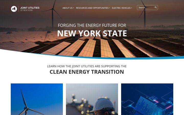 Screenshot of jointutilitiesofny.org