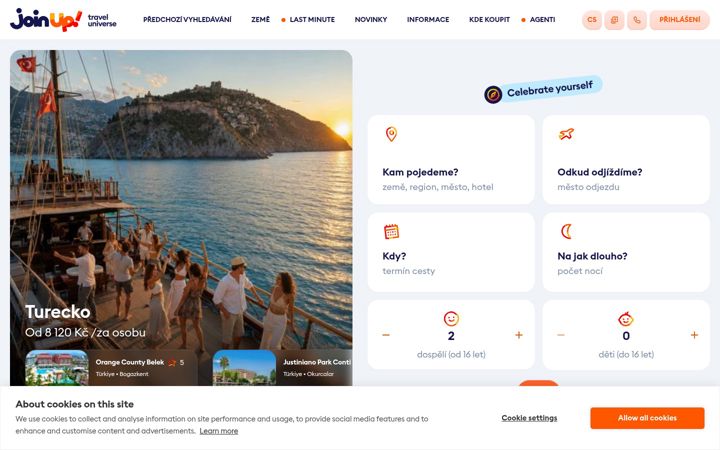 Screenshot of joinup.cz