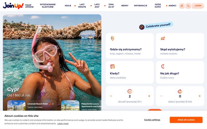 Screenshot of joinup.pl