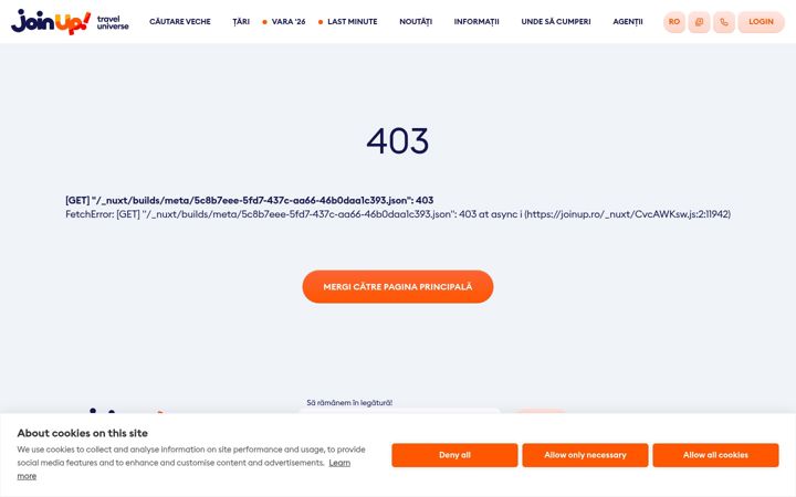 Screenshot of joinup.ro