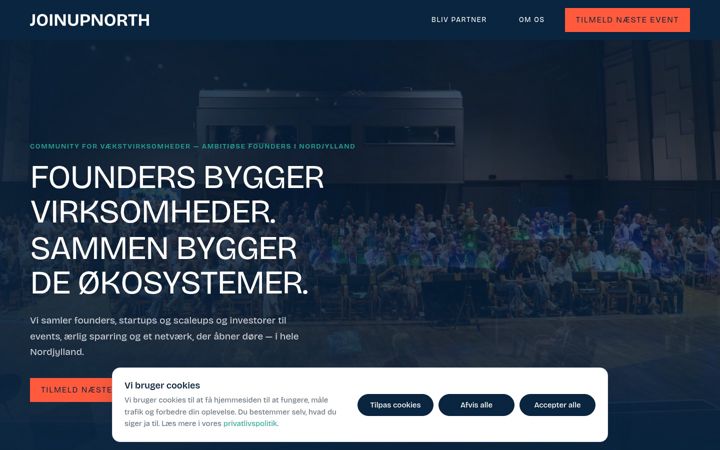 Screenshot of joinupnorth.com