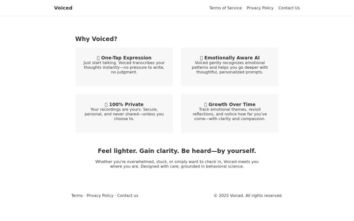 Screenshot of joinvoiced.com