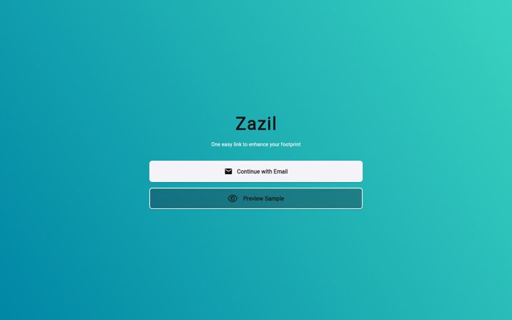 Screenshot of joinzazil.com