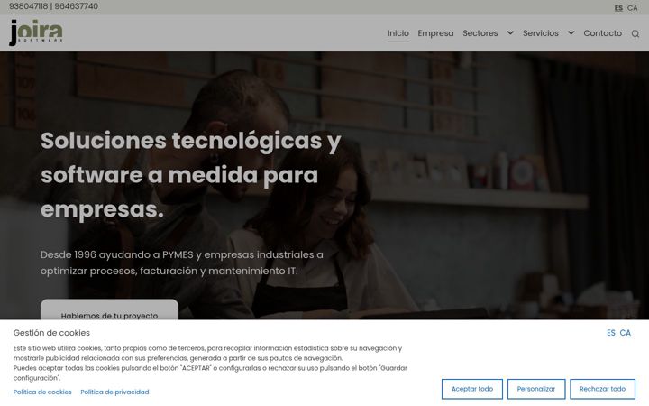 Screenshot of joira.com