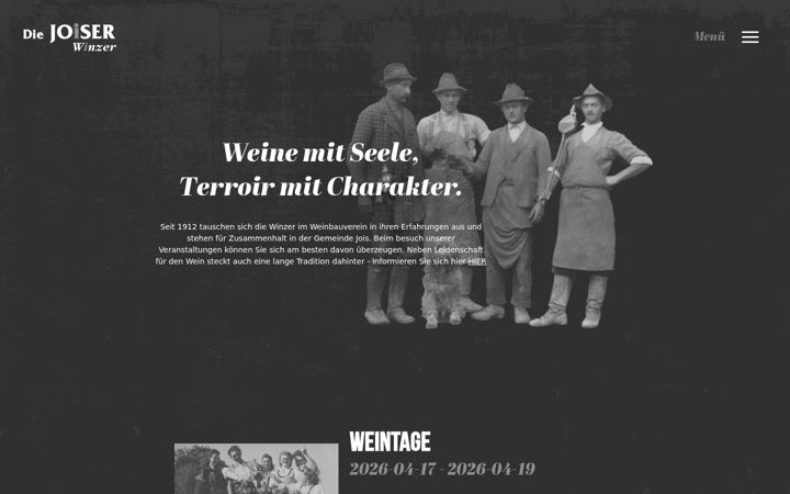 Screenshot of joiser-winzer.at