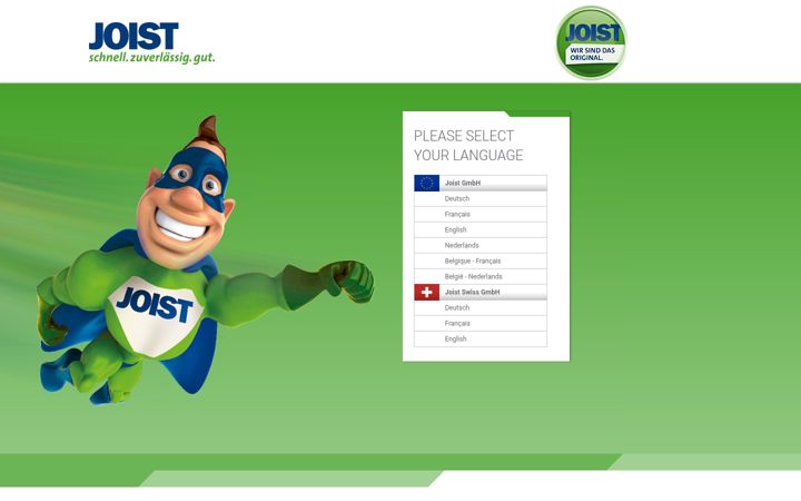 Screenshot of joist.eu