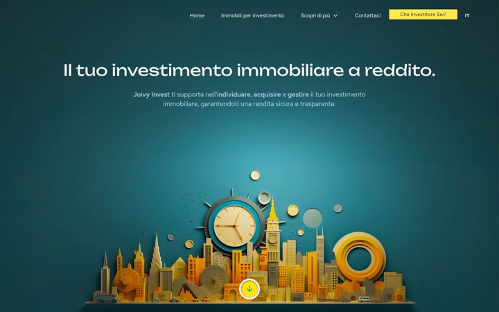 Screenshot of joivyinvest.com