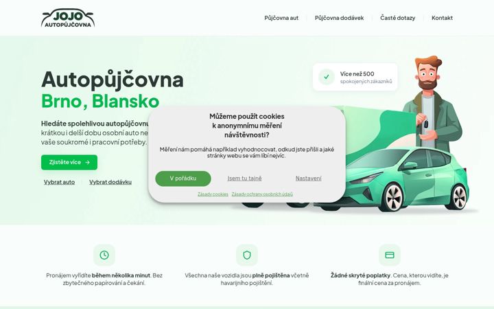 Screenshot of jojoauto.cz