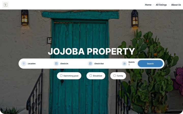 Screenshot of jojobaproperty.com