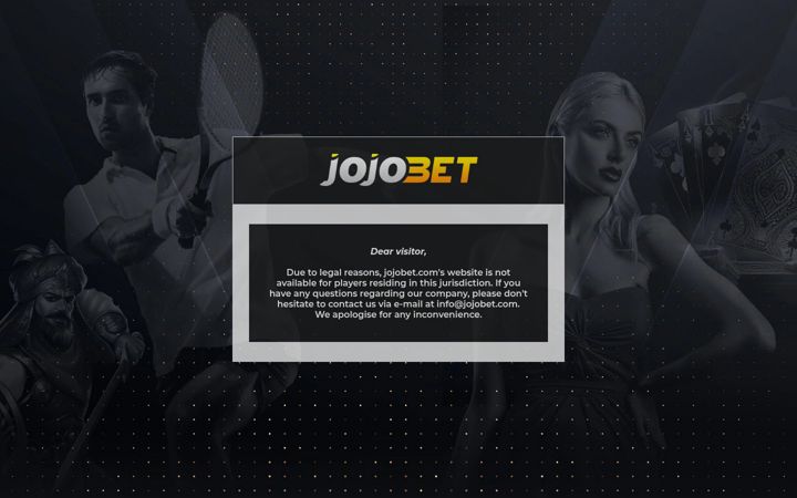 Screenshot of jojobet1168.com