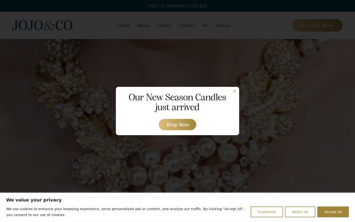 Screenshot of jojocompany.com