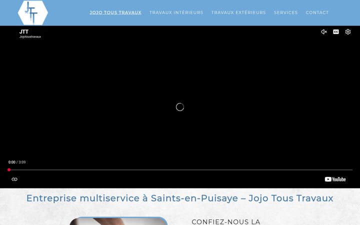 Screenshot of jojotoustravaux.fr