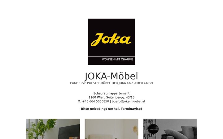 Screenshot of joka-moebel.at